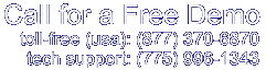Call for a Free Demo (775) 996-1343