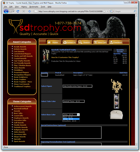 ShopKart Online Shopping Cart Custom Skin Screenshot with Trophy Builder for SD Trophy Web Site Screenshot