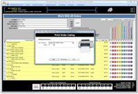 Print Order Listing Screenshot